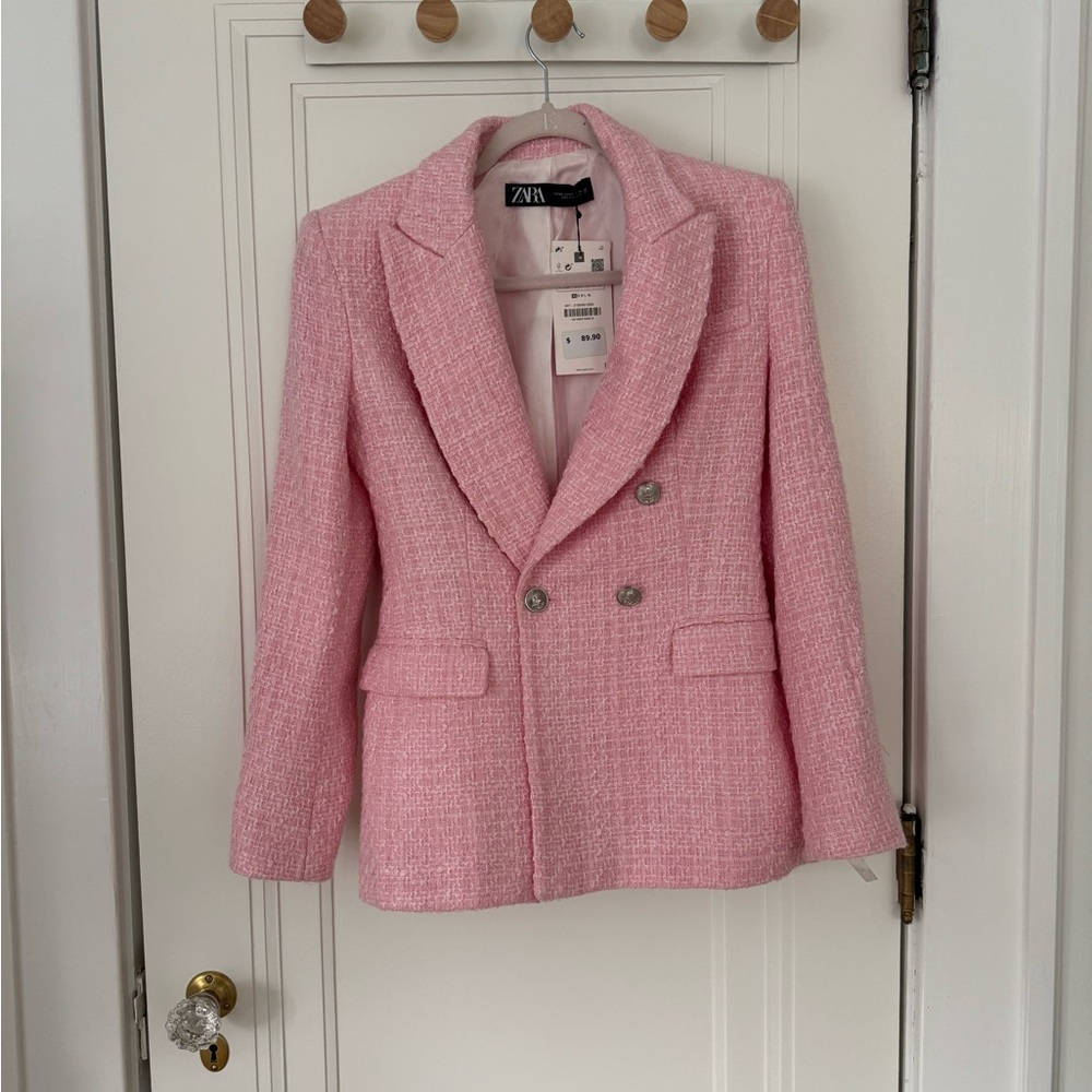 Zara Light Pink Blazer